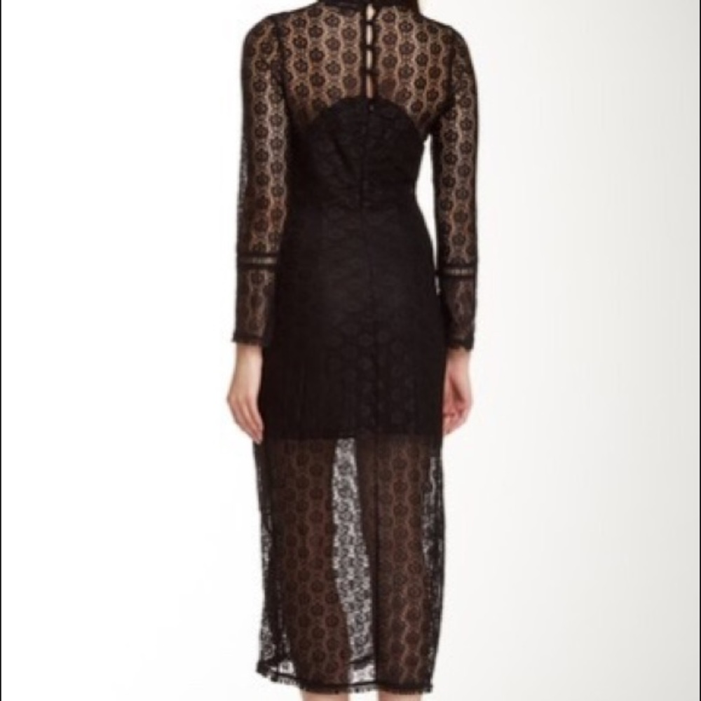 SOLD - DANCE AND MARVEL Long Sleeve Lace Dress - Picture 2 of 7